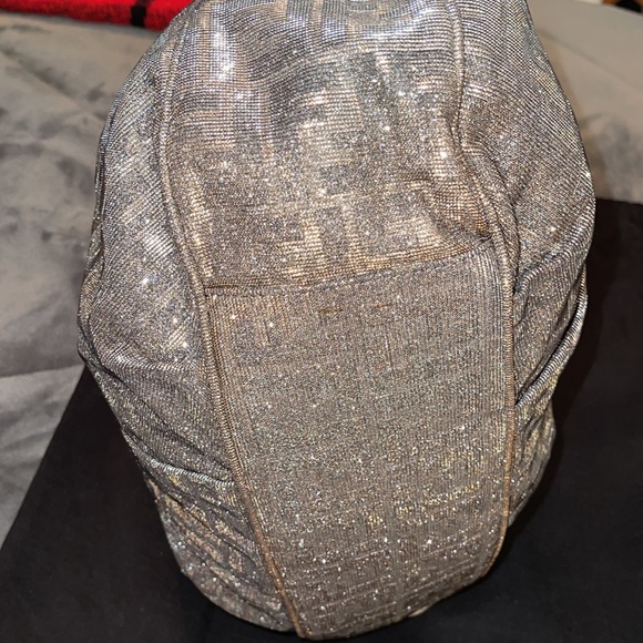 ❌ SOLD❌ FENDI ZUCCA MIA HOBO WITH GLITTER pristine condition *RARE FIND* Gorgeou - Picture 8 of 16
